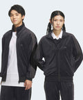 ADIDAS ADIDAS Firebird Velor Track Top - Black