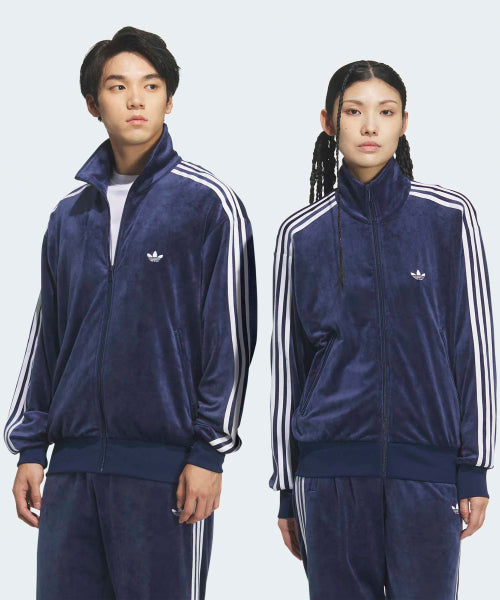 ADIDAS ADIDAS Firebird velor track top - Night Indigo