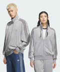 ADIDAS ADIDAS Firebird Velor Track Top - Gray