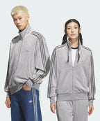 ADIDAS ADIDAS Firebird Velor Track Top - Gray