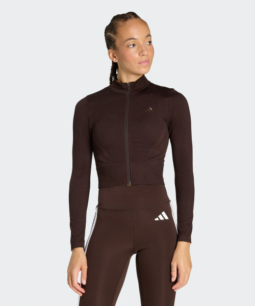 ADIDAS ADIDAS Workout Essential Full Zip Knit Jacket Women