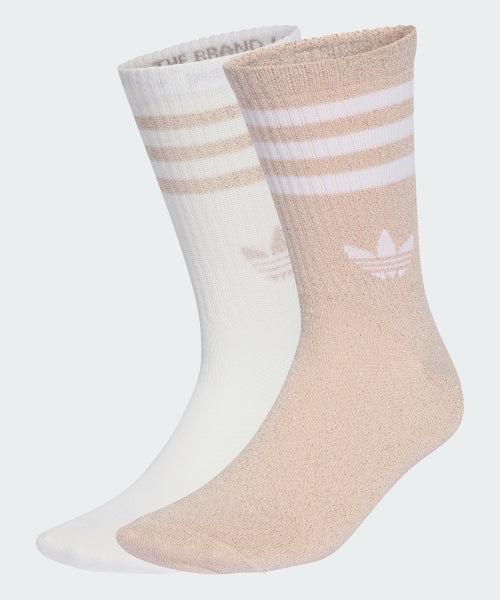 ADIDAS ADIDAS 3-Stripes Glitter Crew Socks