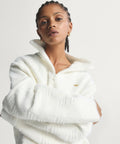 ADIDAS ADIDAS Half Zipper Knit Sweater Women