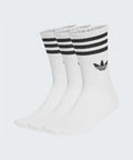 ADIDAS ADIDAS 3-stripe crew socks - White
