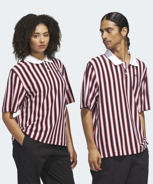 ADIDAS ADIDAS Skateboarding Classic Polo - White:Black:Maroon