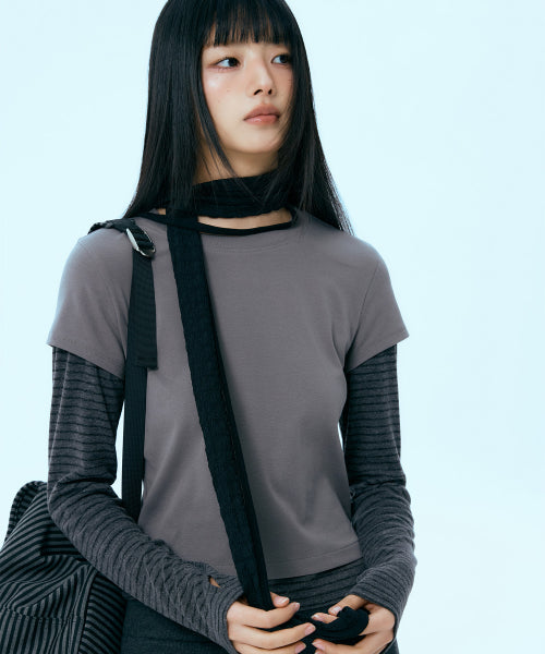 MIXXO MIXXO T-Shirt Layered Fit C
