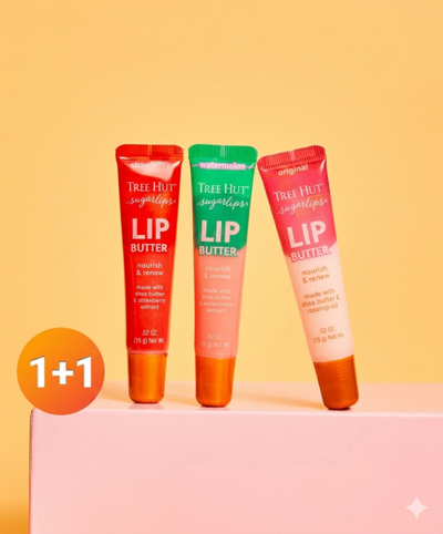 TREE HUT Sugar Lips Lip Butter 15g + 15g (Choose 2 of 3 types)