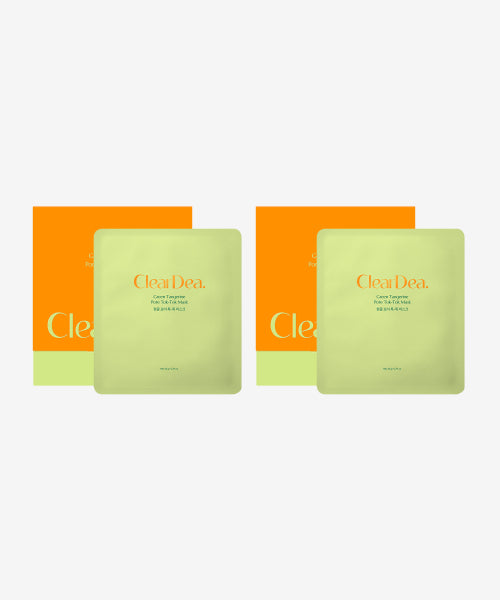 CLEARDEA CLEARDEA Green Tangerine Pore Tok-Tok Mask 4 pieces