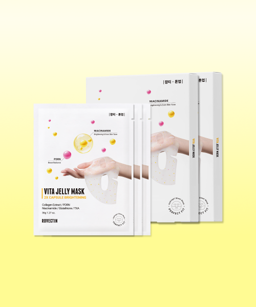 Rovectin Rovectin Vita Jelly Mask Double Radiance 3 pieces
