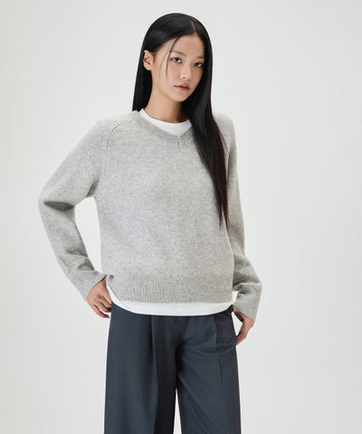 MIXXO Semi-overfit V-neck pullover S