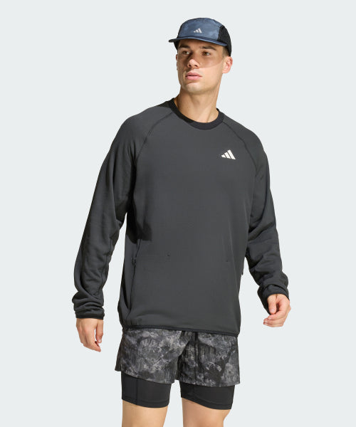 ADIDAS Men's Fuzzy Knit Crew T-Shirt