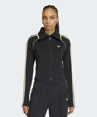 ADIDAS Slim Fit Track Top - Black