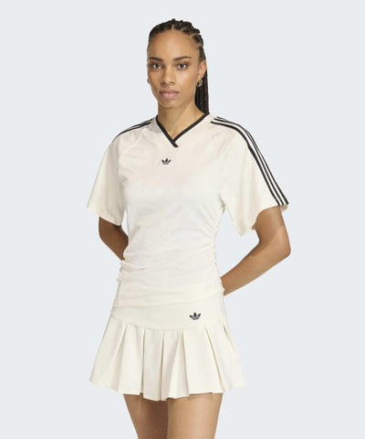 ADIDAS Ruched Soccer Jersey - White