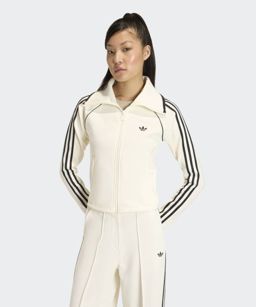 ADIDAS ADIDAS Slim Fit Track Top - White