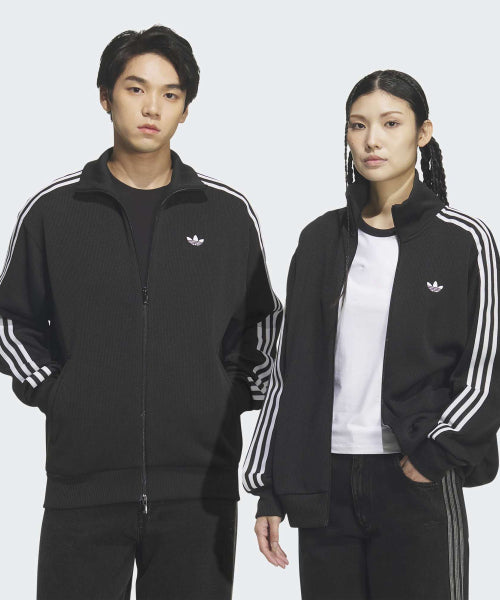 ADIDAS ADIDAS Firebird Knitwear Track Top - Black