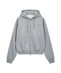 MATIN KIM MATIN KIM Hoodie Zip Up in Grey