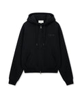 MATIN KIM MATIN KIM Hoodie Zip Up Black