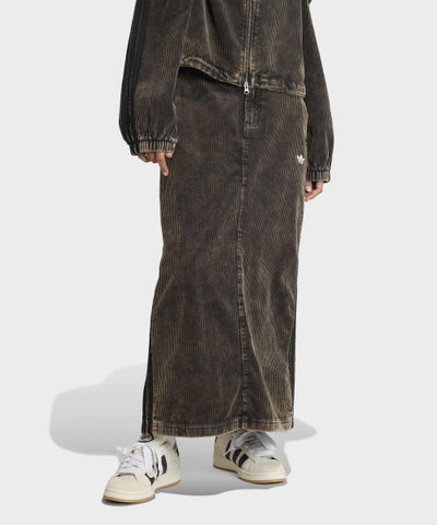 ADIDAS Corduroy Maxi Skirt - Black