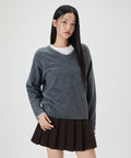 MIXXO MIXXO V-neck layered pullover Women