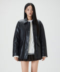 MIXXO MIXXO Half Fake Leather Jacket Women S