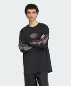 ADIDAS ADIDAS Graphic Long Sleeve Tee - Black