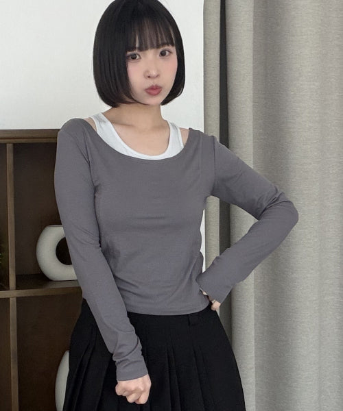 MIXXO MIXXO T-Shirt Layered Long Sleeve (C)