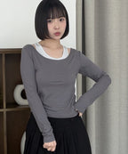 MIXXO MIXXO T-Shirt Layered Long Sleeve (C)