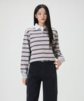 MIXXO MIXXO T-Shirt Cropped Multi-Stripe