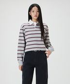 MIXXO MIXXO T-Shirt Cropped Multi-Stripe