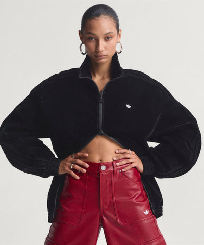 ADIDAS Brushed Twill Oversized Track Top