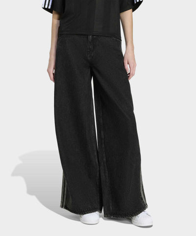 ADIDAS Firebird Denim Track Pants - Black
