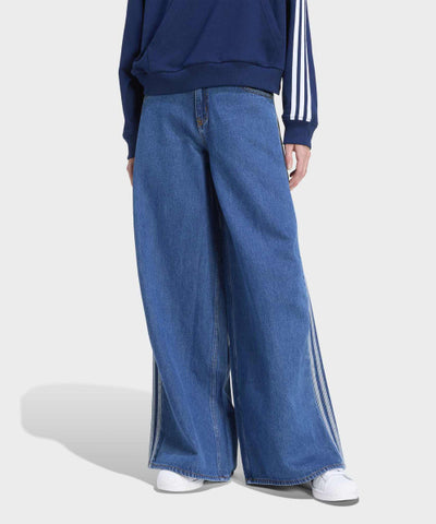 ADIDAS Firebird Denim Track Pants - Blue