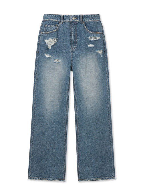 MATIN KIM MATIN KIM Denim Pants Destroyed