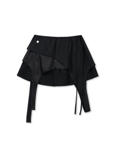 MATIN KIM Multi Panel Layered Skirt