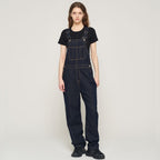 CARGOBROS CARGOBROS Denim Overall Pants Dark Blue
