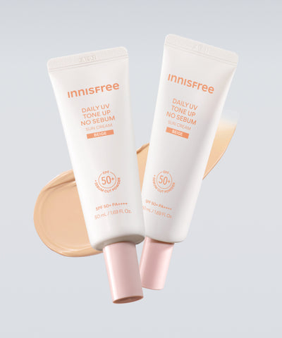 Innisfree Daily UV Tone Up No Sebum Sun Cream Beige SPF 50+