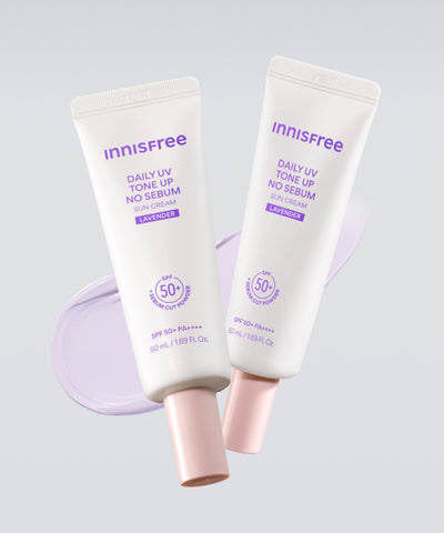 Innisfree Daily UV Tone-Up No Sebum Sun Cream Lavender SPF 50+