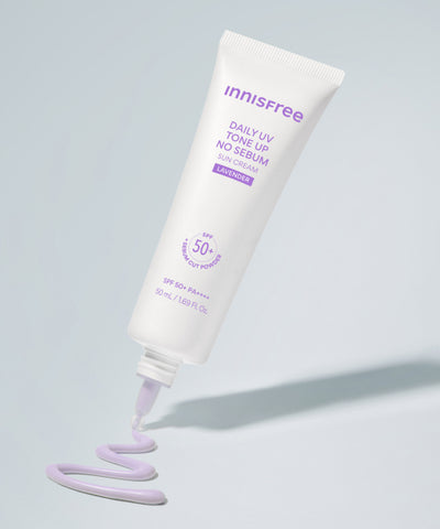 Innisfree Daily UV Tone Up No Sebum Sun Cream Lavender SPF 50+