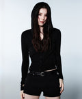 MUSINSA STANDARD WOMAN MUSINSA STANDARD WOMAN Women's Synthetic Leather Dot Stud Belt 25mm