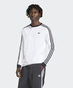 ADIDAS ADIDAS 3-Stripe Long Sleeve T-Shirt - White