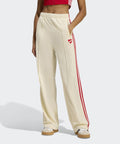 ADIDAS ADIDAS Firebird Loose Track Pants - Cream White: Red