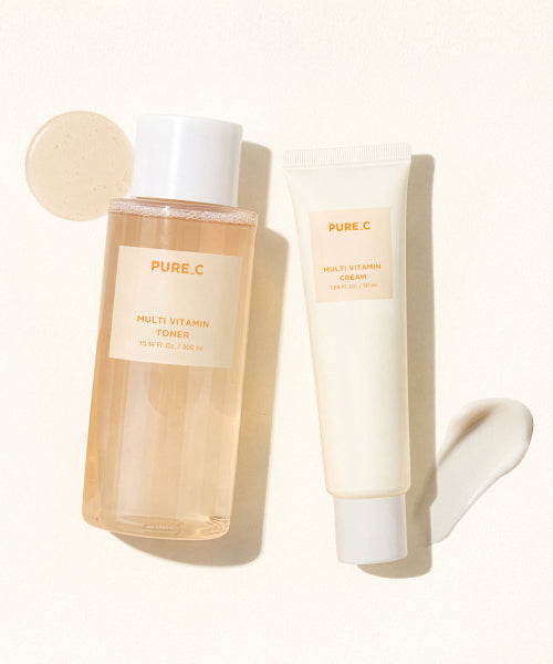 WONDERBATH [Vitamin Radiance Set] Wonder Bath Pure Sea Multi Vitamin Toner + Cream