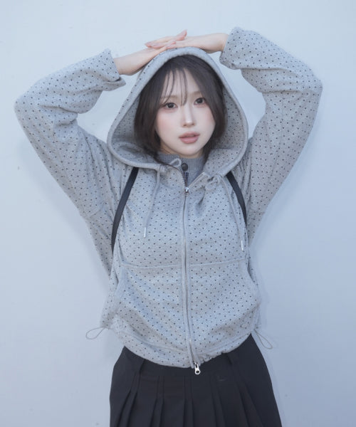 MIXXO MIXXO Hoodie Stitched Zip-Up
