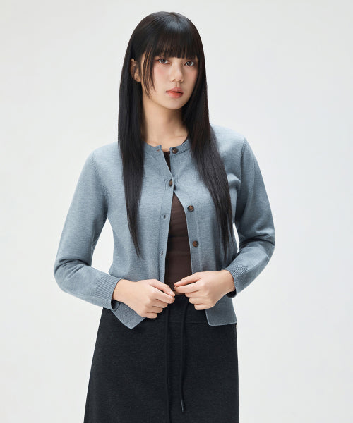 MIXXO MIXXO Cardigan Round Neck