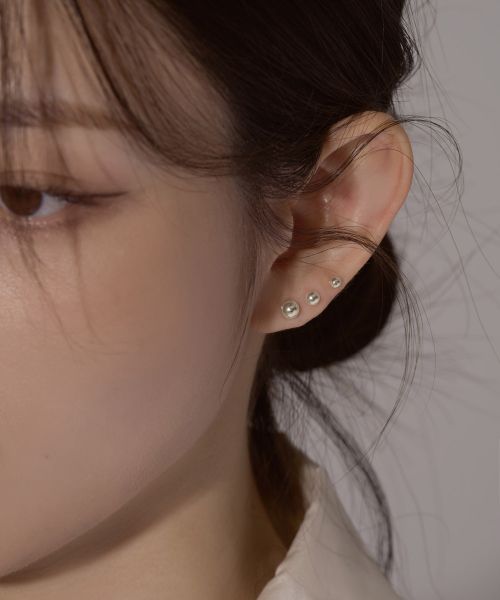 WBL Basic Metal Ball Auricular Therapy Ear Pin Jewelry Patch (3 sizes)