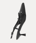 MIXXO MIXXO Cross Buckle Kitten Heel Slingback (5cm)