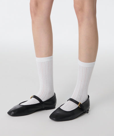 MUSINSA STANDARD WOMAN Women's Pointel Crew Socks 3 Pack