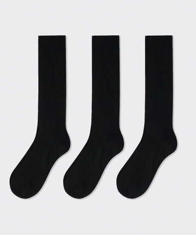 MUSINSA STANDARD WOMAN Women's Ribbed Slouch Socks 3 Pack
