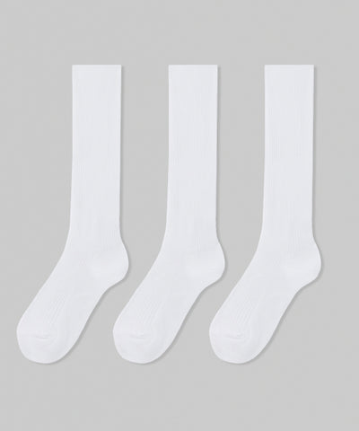MUSINSA STANDARD WOMAN Women's Ribbed Slouch Socks 3 Pack