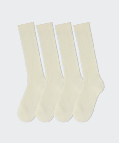 MUSINSA STANDARD WOMAN MUSINSA STANDARD WOMAN Women's Ribbed Slouch Socks 4 Pack